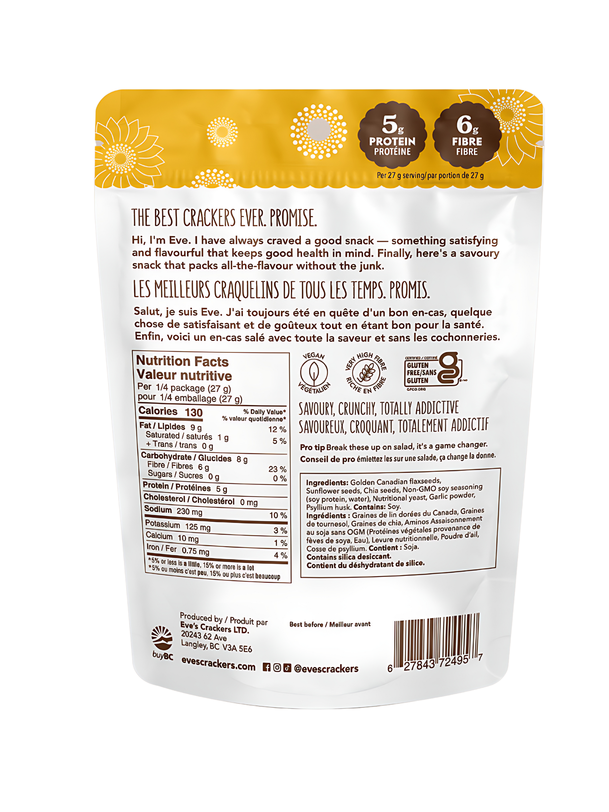 Savoury Sunflower Case of 12 Bags